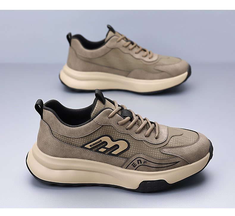 Men's Sneakers 2026 Summer New Style Men's Running Shoes Versatile Breathable Dad-Style Trendy Non-Slip Casual Shoes Wholesale