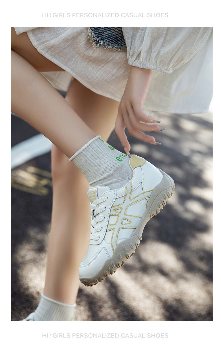 Women's Hiking Shoes Outdoor Sports Shoes Women's 2026 New Spring Hot-Selling Height-Increasing German Training Shoes Women's Forrest Gump Shoes