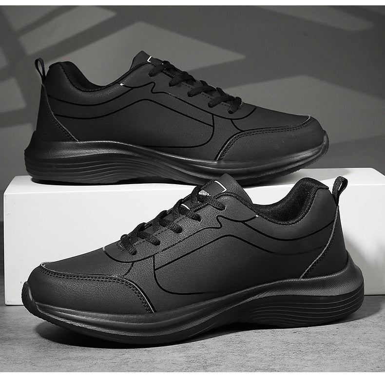 2023 Spring and Autumn New Men's Shoes Vintage Running Shoes Low-top Leather Forrest Gump Shoes Fashion Casual Youth Sports Men's Shoes