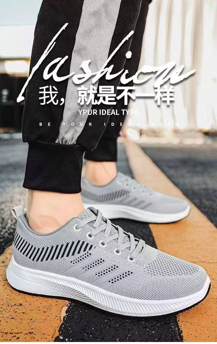 Men's Shoes 2025 Spring and Summer New Wear-Resistant Thickened Sports Shoes Running Shoes Non-Slip Wear-Resistant Casual Shoes Men's Sports Shoes
