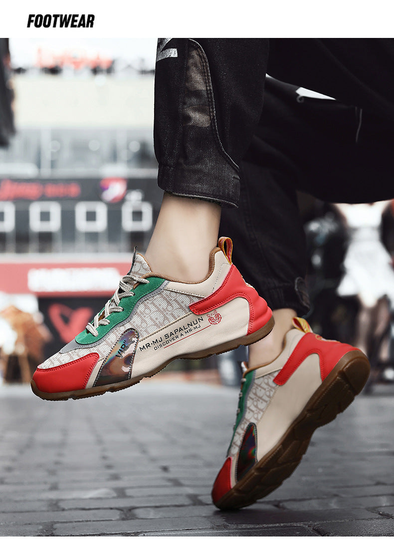 National Fashion Entry Luxury 2025 Summer Cross-border Casual Running Shoes Thick Sole Mesh Breathable Outdoor Torre sneaker
