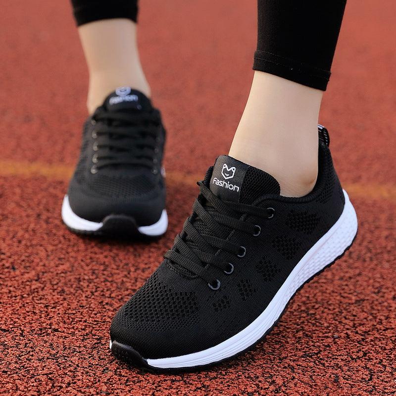 2024 Autumn New Sports Shoes Women's Outdoor Breathable Mesh Shoes Fashion Casual Shoes Women's Shoes Low-Top Women's Single Shoes