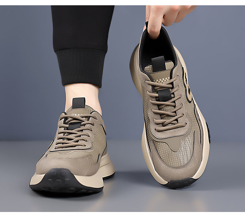 Men's Sneakers 2026 Summer New Style Men's Running Shoes Versatile Breathable Dad-Style Trendy Non-Slip Casual Shoes Wholesale