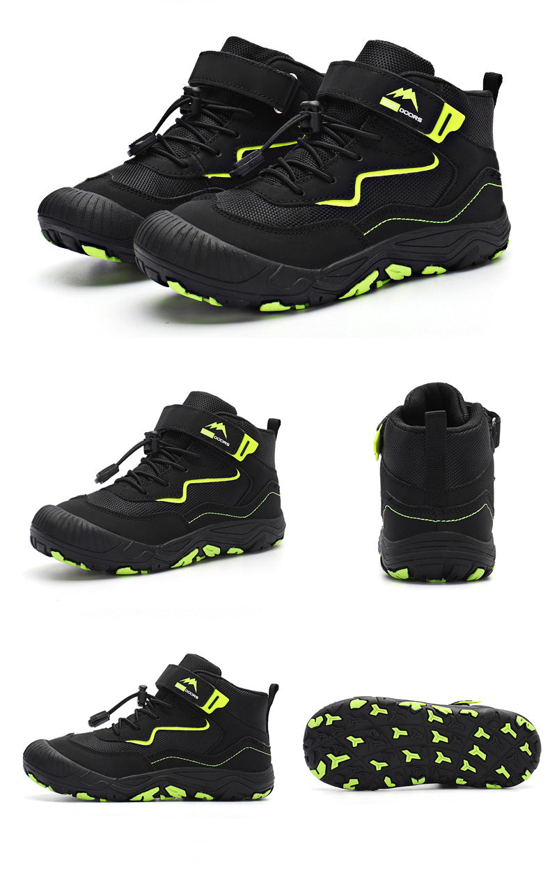 Cross-border Running Shoes Children's Shoes Amazon Outdoor sneaker Autumn and Winter Trendy Children's Anti-slip Shoes Large Children's Mountaineering Shoes