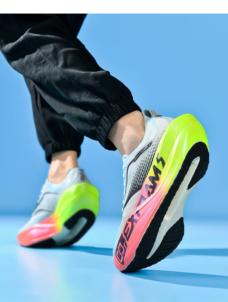 Professional Marathon Sports Training Racing Competition Cushioning Breathable Men's Sports Shoes Carbon Plate Comfortable Women's Running Shoes Autumn
