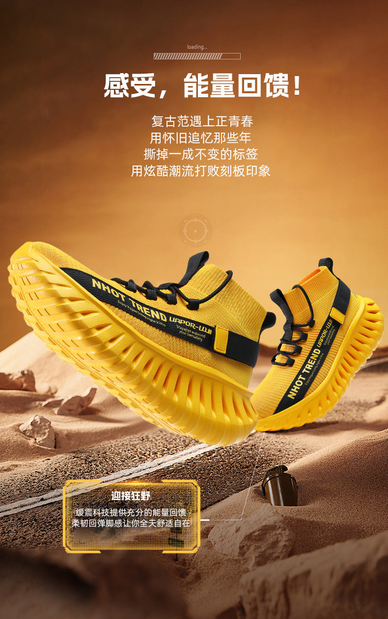 Men's Shoes, Four-Season Sports Shoes, Men's Breathable New Ultra-Light Soft-Soled Mesh Student Shock-Absorbing Casual Sneakers, Running Shoes for Men