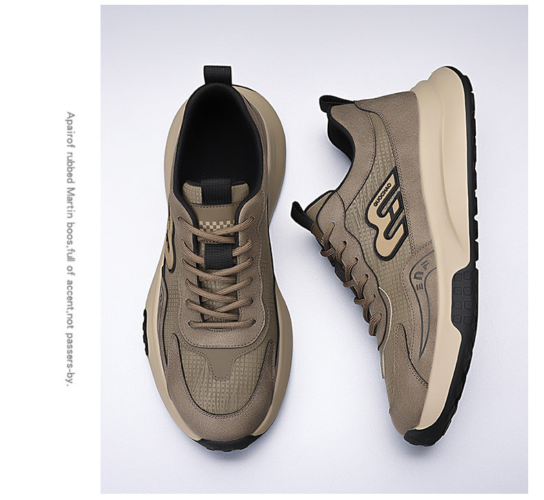 Men's Sneakers 2026 Summer New Style Men's Running Shoes Versatile Breathable Dad-Style Trendy Non-Slip Casual Shoes Wholesale