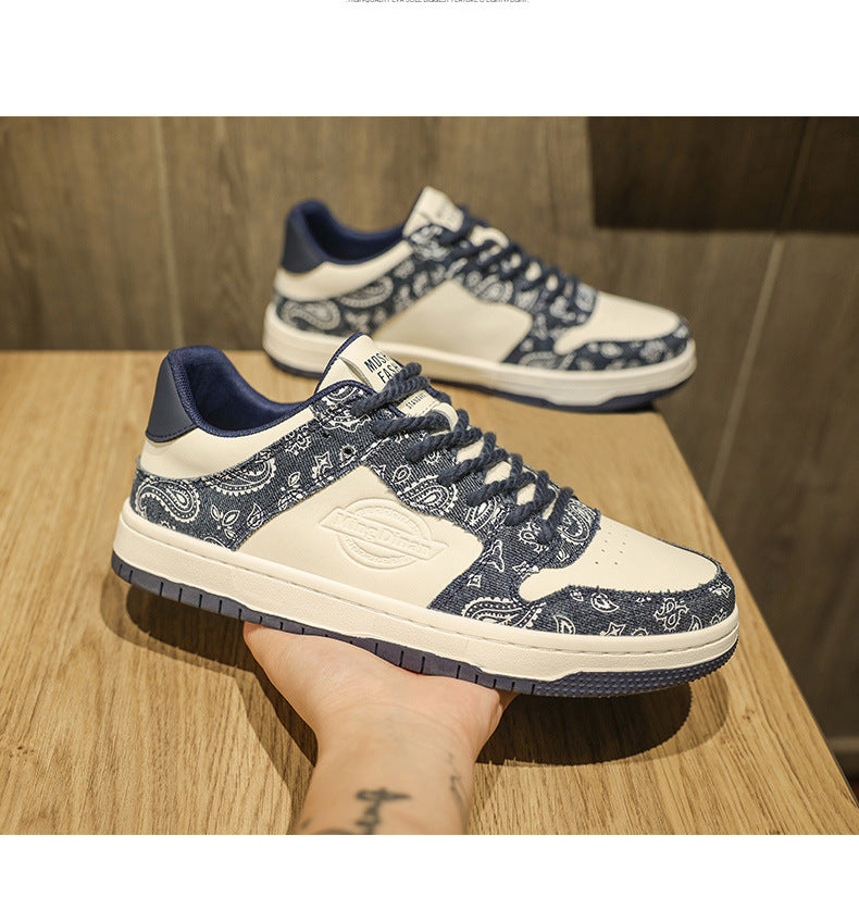Men's New Winter Style Student Light Luxury Fashionable High-Value Running Shoes, Non-Slip and Wear-Resistant Men's Trendy Casual Sneakers