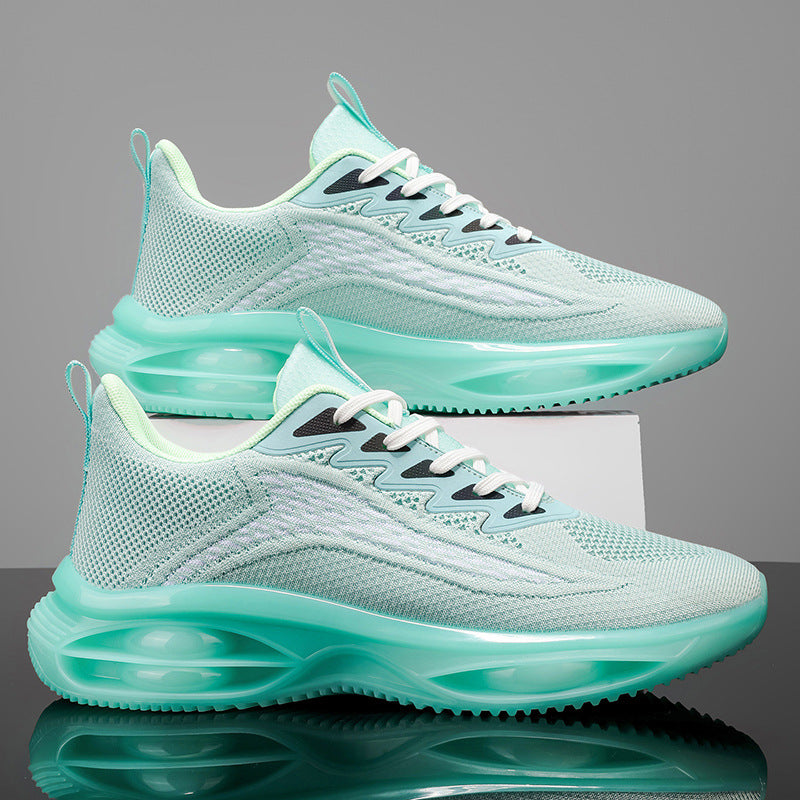 Men's Sports Shoes 2025 New Model Full-Length Air-Cushioned Running Shoes Men's Non-Slip Shock-Absorbing Casual Fashion Trendy Dad Shoes Men