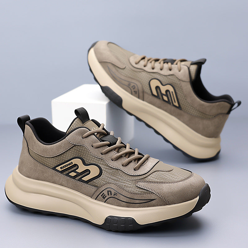 Men's Sneakers 2026 Summer New Style Men's Running Shoes Versatile Breathable Dad-Style Trendy Non-Slip Casual Shoes Wholesale