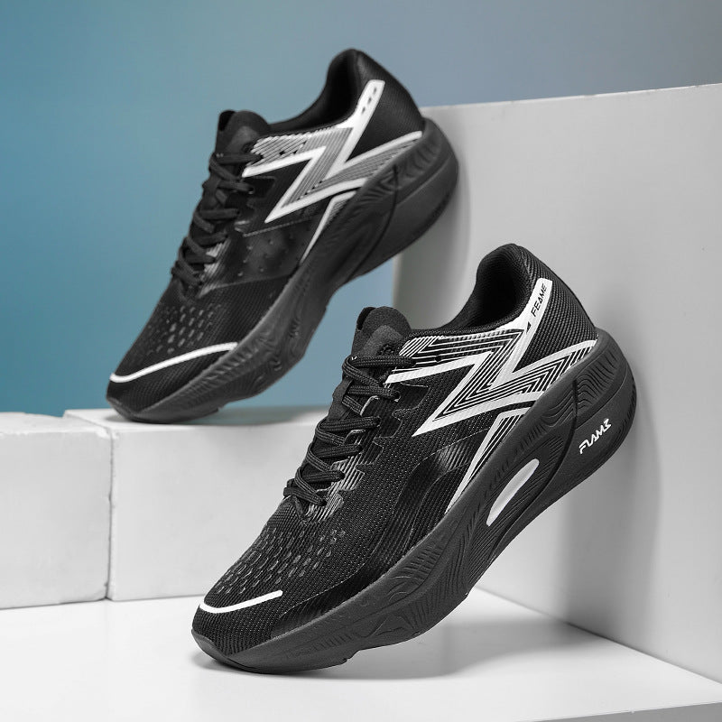 Marathon Carbon Plate Running Shoes for Men and Women, Ultra-Light Shock-Absorbing Shoes for Junior High School Students, Physical Testing Competitions, Racing Professional Sports Shoes, Lightweight