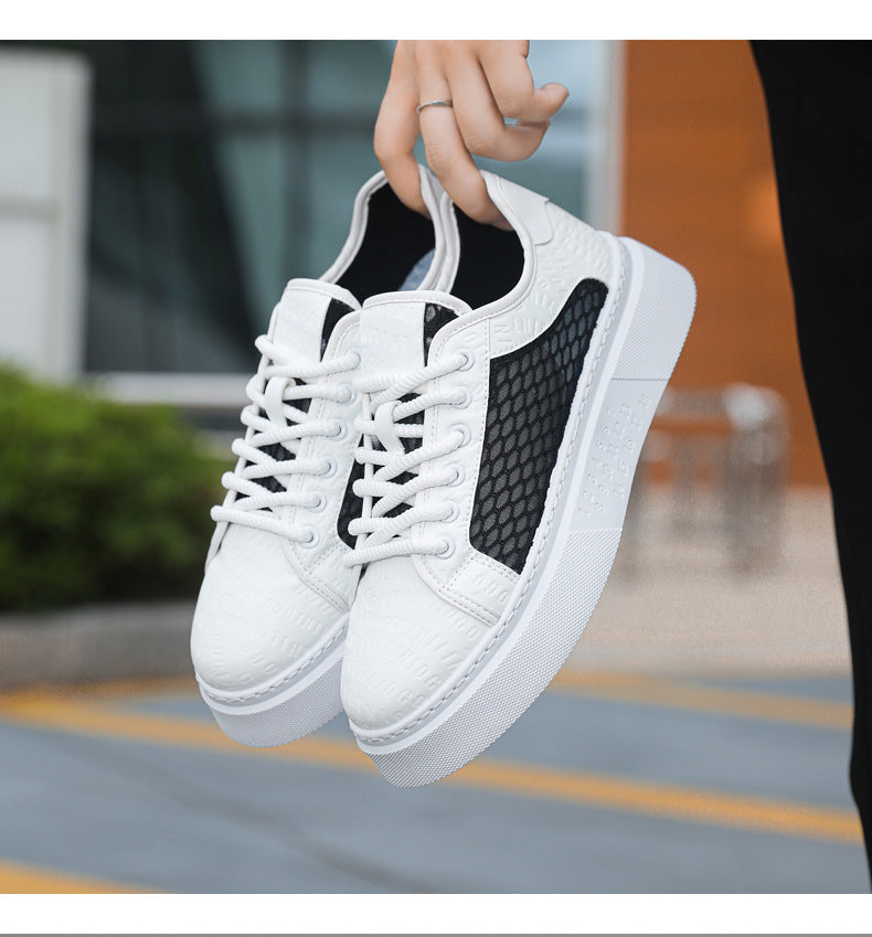 Men's Shoes 2026 Sneakers Versatile Sports Casual Shoes Youth Trendy Brand Running White Shoes Comfortable Breathable Low-Top