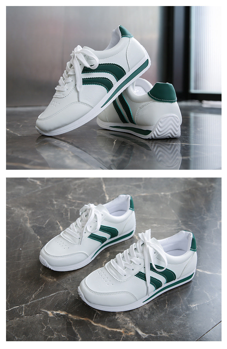 2025 Spring and Autumn New Forrest Gump Shoes Breathable Sports Casual Shoes Running Shoes Soft Sole Lightweight White Shoes Cross-Border Large Size