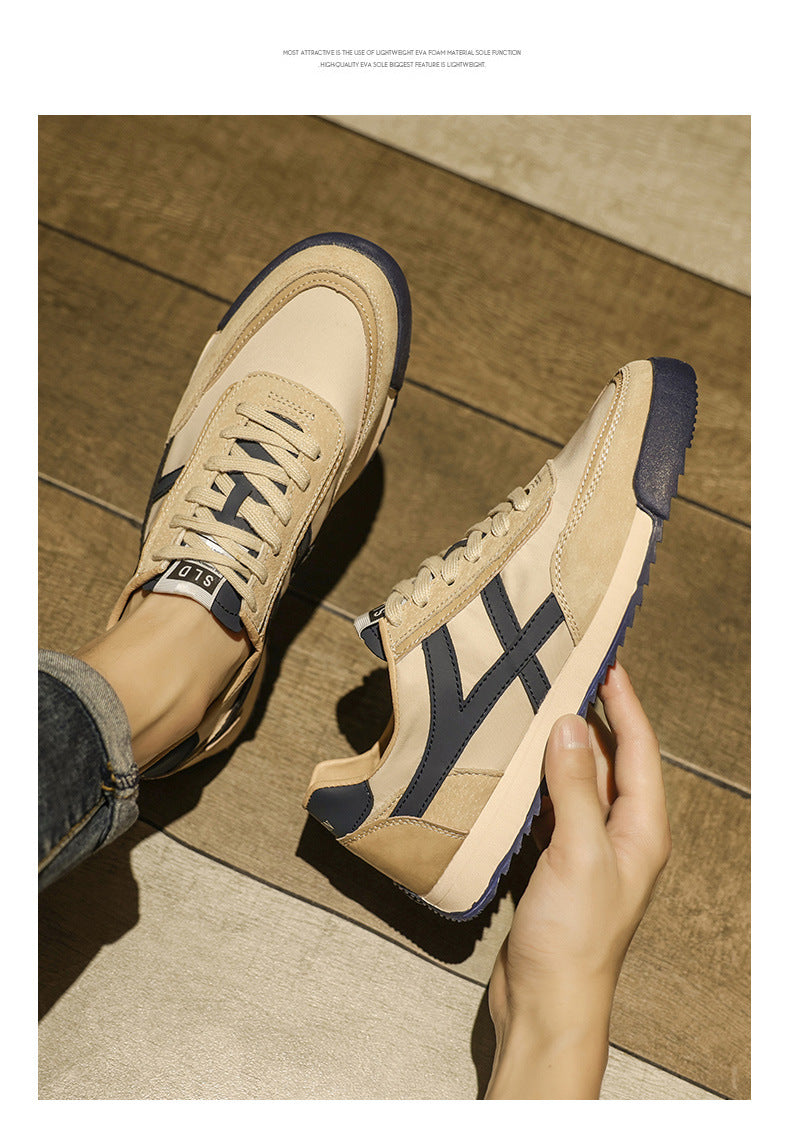 2024 Winter Men's Korean Style Fashion Casual Running Shoes Versatile Breathable Sneakers Sports Men's Shoes Comfortable and Casual