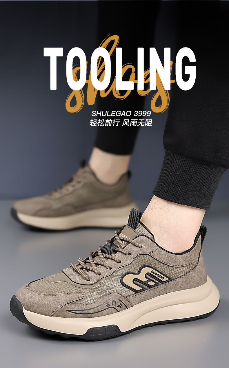 Men's Sneakers 2026 Summer New Style Men's Running Shoes Versatile Breathable Dad-Style Trendy Non-Slip Casual Shoes Wholesale