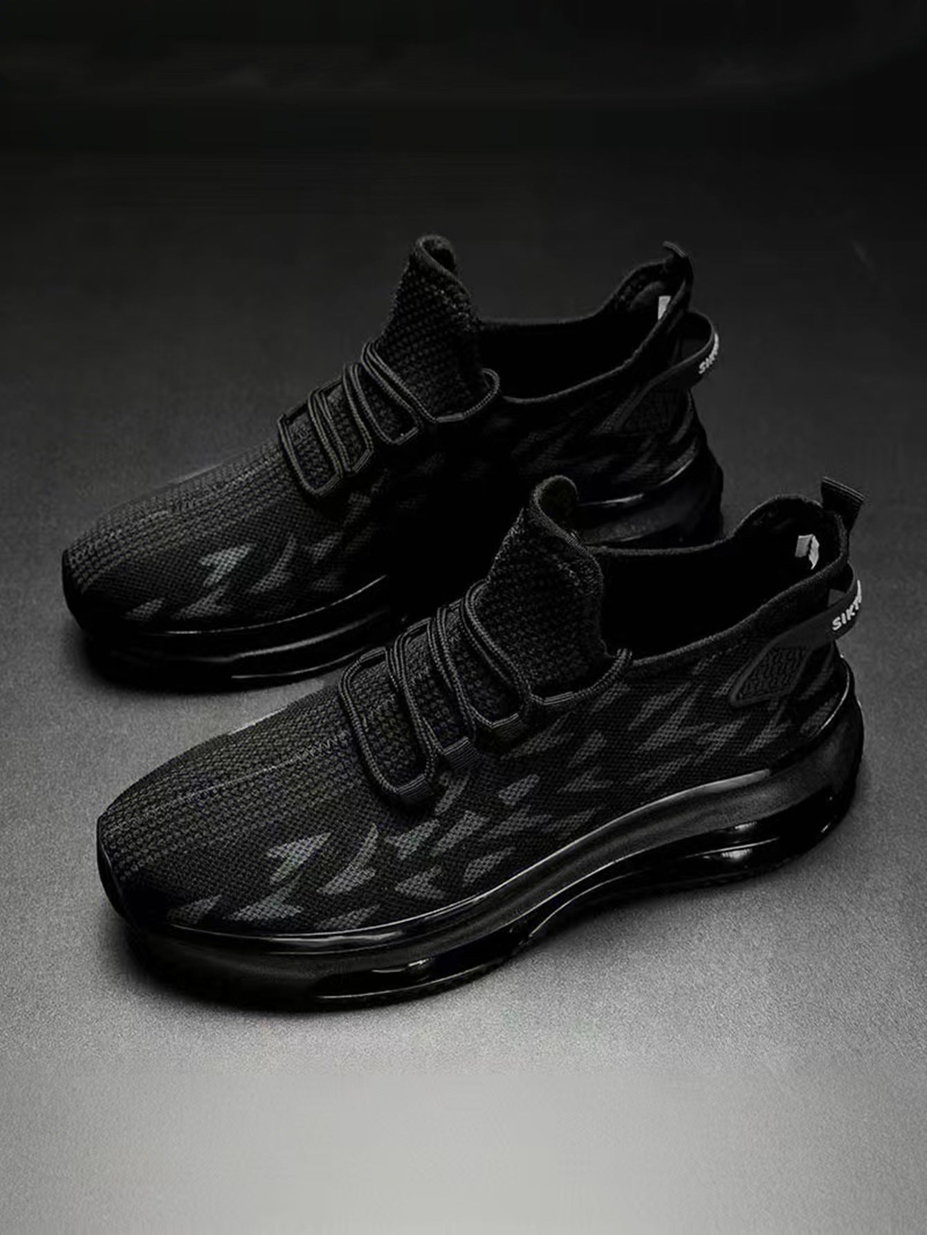 Cross-Border Summer New Lace-Up Mesh Lightweight Breathable Running Shoes Air Cushion Hiking Shoes Casual Sports Trendy Shoes Versatile