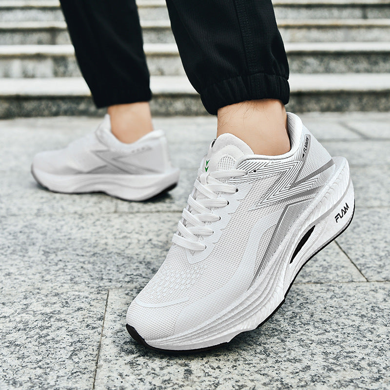 Casual Couple Fashion Cushioning Running Shoes Sports Trendy Shoes Women's Comfortable Versatile Daily Jogging Shoes Men's Breathable All Seasons