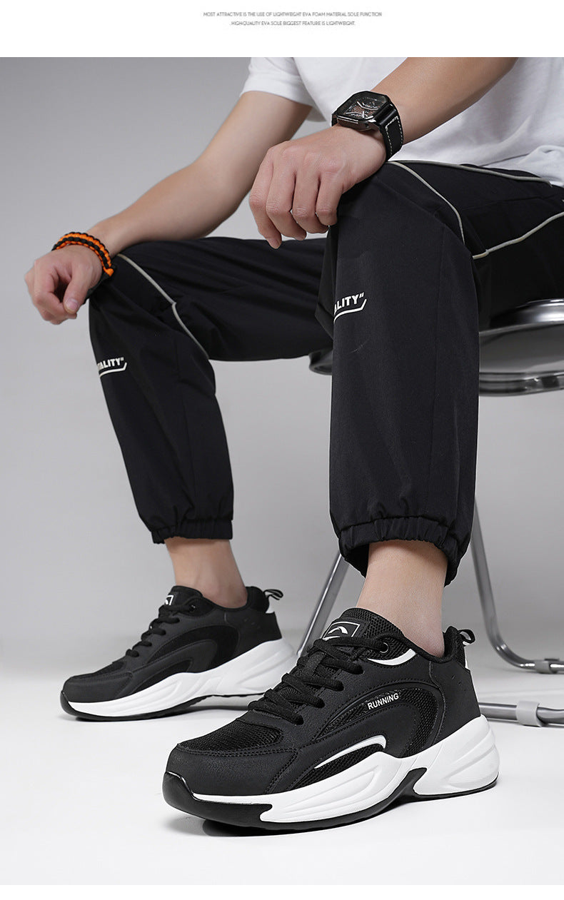 Extra Large Size Running Shoes Men's Sports Casual Shoes Autumn and Winter New Youth Lightweight Breathable Student Outdoor Trendy Shoes