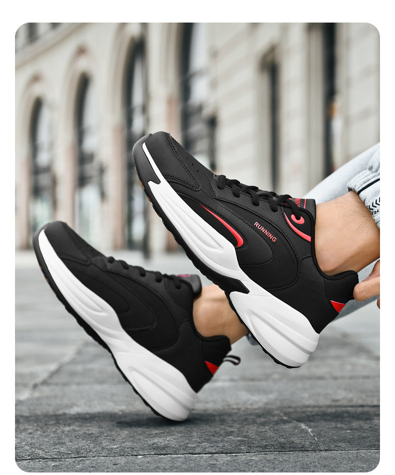 Extra Large Size Running Shoes Men's Sports Casual Shoes Autumn and Winter New Youth Lightweight Breathable Student Outdoor Trendy Shoes
