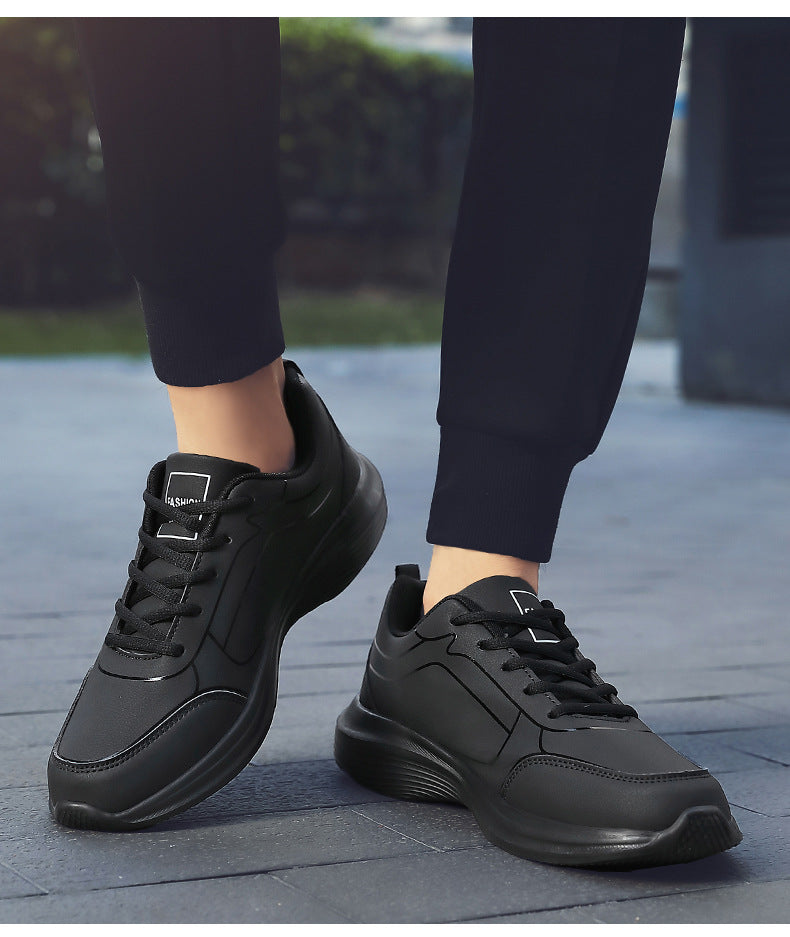 2023 Spring and Autumn New Men's Shoes Vintage Running Shoes Low-top Leather Forrest Gump Shoes Fashion Casual Youth Sports Men's Shoes