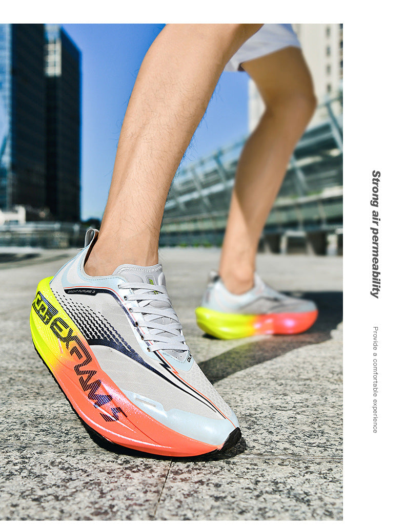 Professional Marathon Sports Training Racing Competition Cushioning Breathable Men's Sports Shoes Carbon Plate Comfortable Women's Running Shoes Autumn
