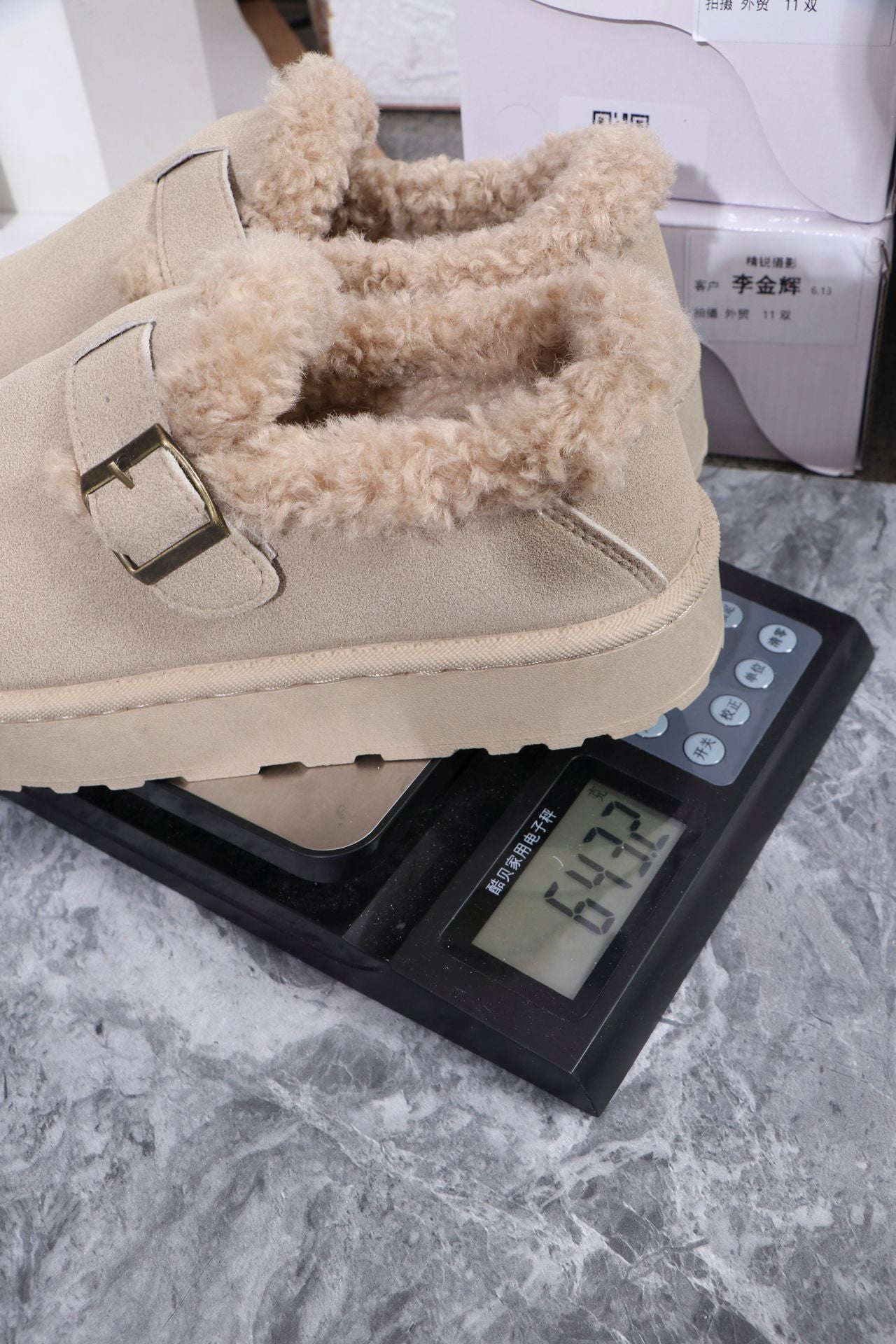 Retro Birkenstock Snow Shoes for Women, Fleece-Lined Loafers, 2026 New Winter Style, Slip-On Thick-Soled Warm Cotton Shoes