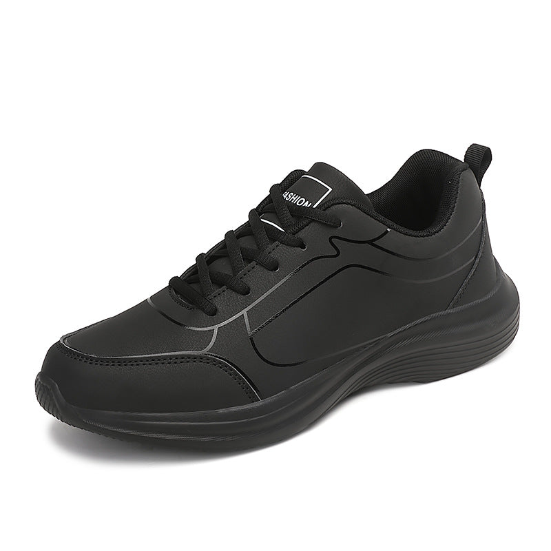 2023 Spring and Autumn New Men's Shoes Vintage Running Shoes Low-top Leather Forrest Gump Shoes Fashion Casual Youth Sports Men's Shoes