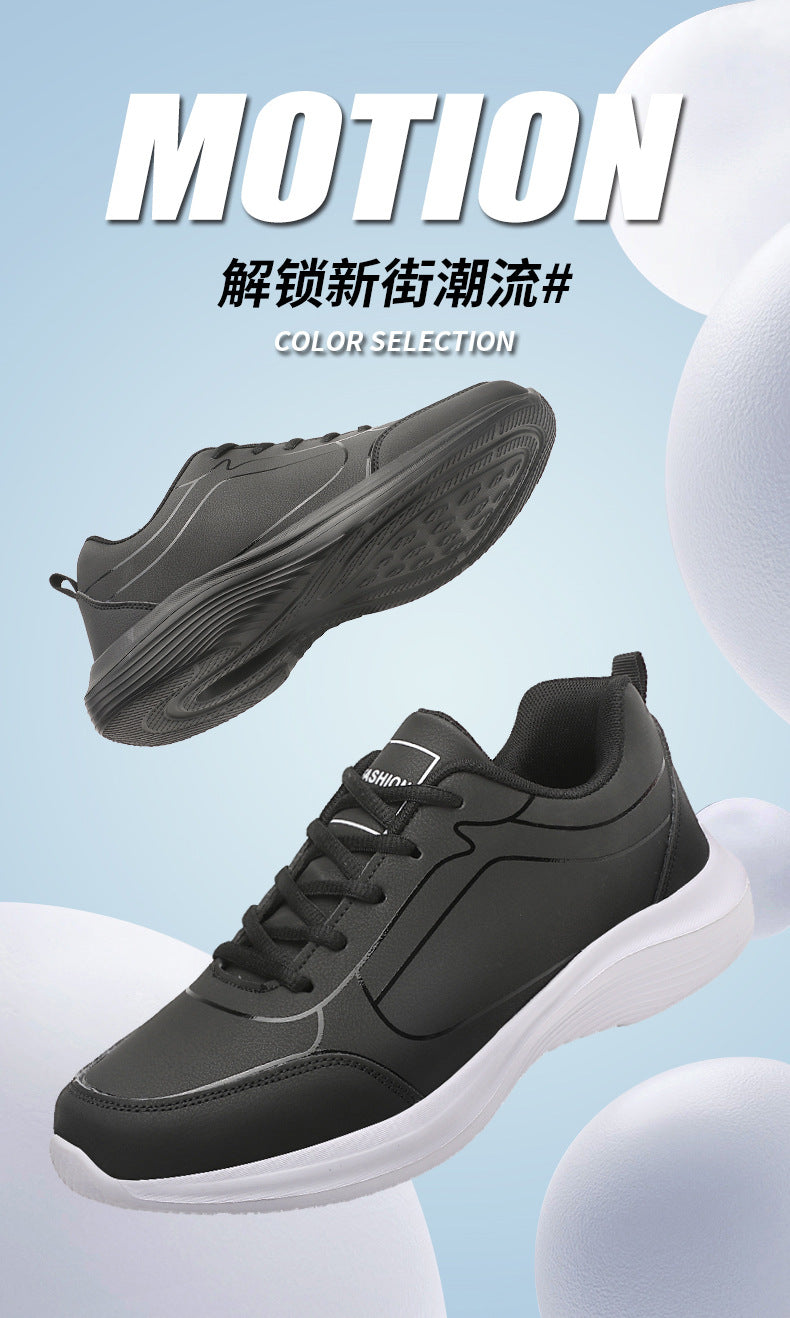 2023 Spring and Autumn New Men's Shoes Vintage Running Shoes Low-top Leather Forrest Gump Shoes Fashion Casual Youth Sports Men's Shoes