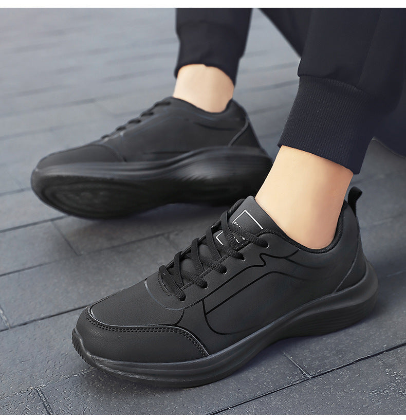2023 Spring and Autumn New Men's Shoes Vintage Running Shoes Low-top Leather Forrest Gump Shoes Fashion Casual Youth Sports Men's Shoes