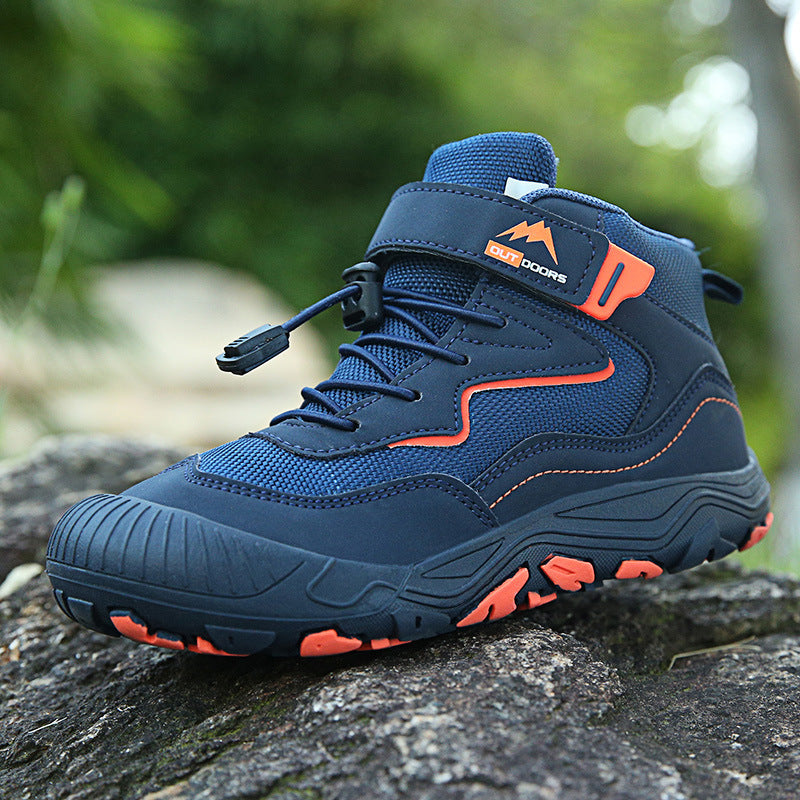 Cross-border Running Shoes Children's Shoes Amazon Outdoor sneaker Autumn and Winter Trendy Children's Anti-slip Shoes Large Children's Mountaineering Shoes
