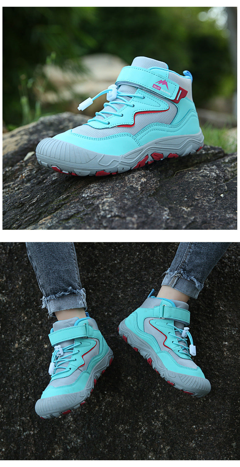 Cross-border Running Shoes Children's Shoes Amazon Outdoor sneaker Autumn and Winter Trendy Children's Anti-slip Shoes Large Children's Mountaineering Shoes