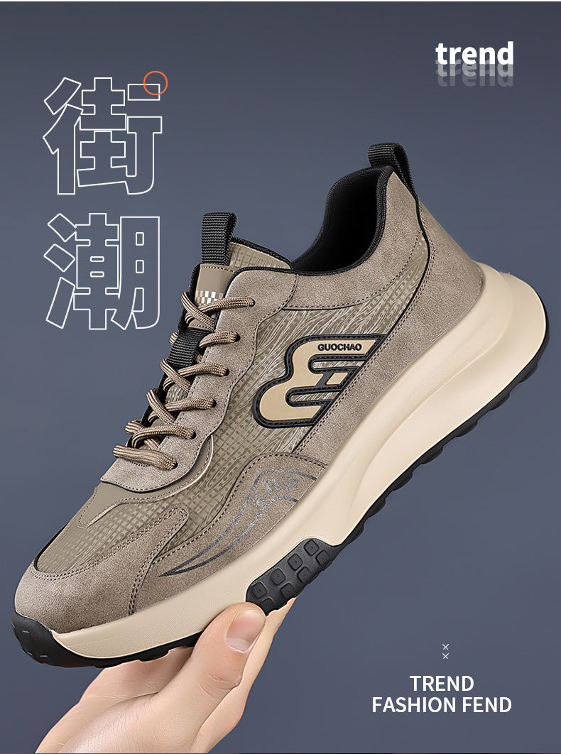 Men's Sneakers 2026 Summer New Style Men's Running Shoes Versatile Breathable Dad-Style Trendy Non-Slip Casual Shoes Wholesale