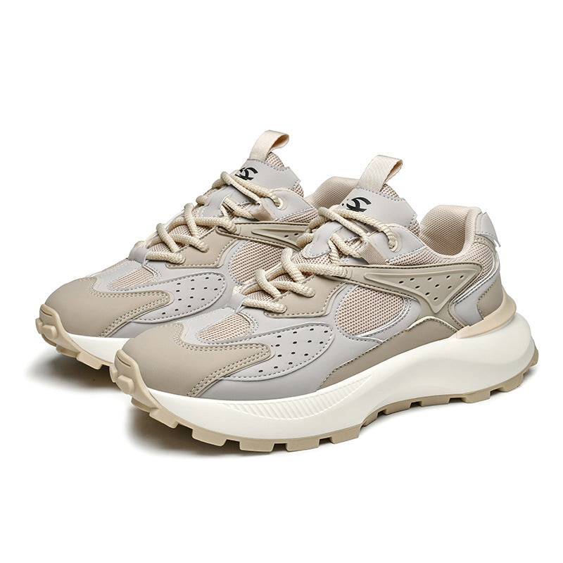 HOBIBEAR Men's Shoes Spring and Autumn Trendy Brand Breathable Thick-soled Torre Shoes Men's Casual Running sneaker Youth Trendy Shoes