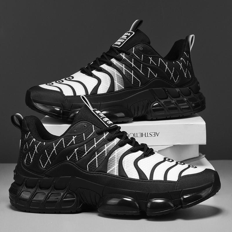 Running Shoes Men's Low-Cut Shock-Absorbing Wear-Resistant Breathable Casual Sports Shoes Outdoor Jogging Shoes Spring and Summer New Men's Shoes