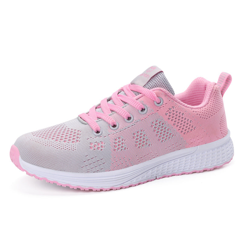 2024 Autumn New Sports Shoes Women's Outdoor Breathable Mesh Shoes Fashion Casual Shoes Women's Shoes Low-Top Women's Single Shoes