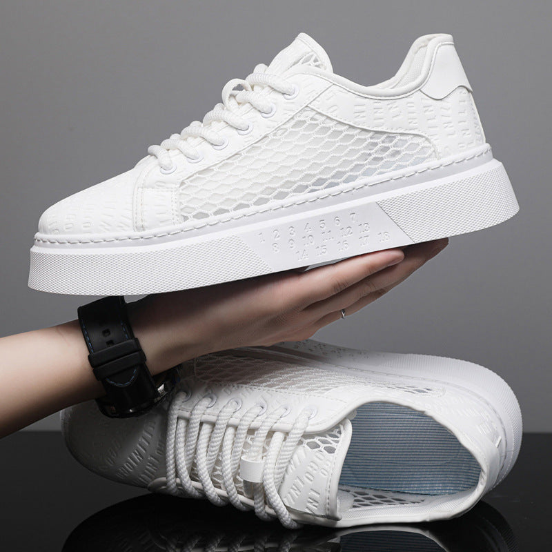 Men's Shoes 2026 Sneakers Versatile Sports Casual Shoes Youth Trendy Brand Running White Shoes Comfortable Breathable Low-Top
