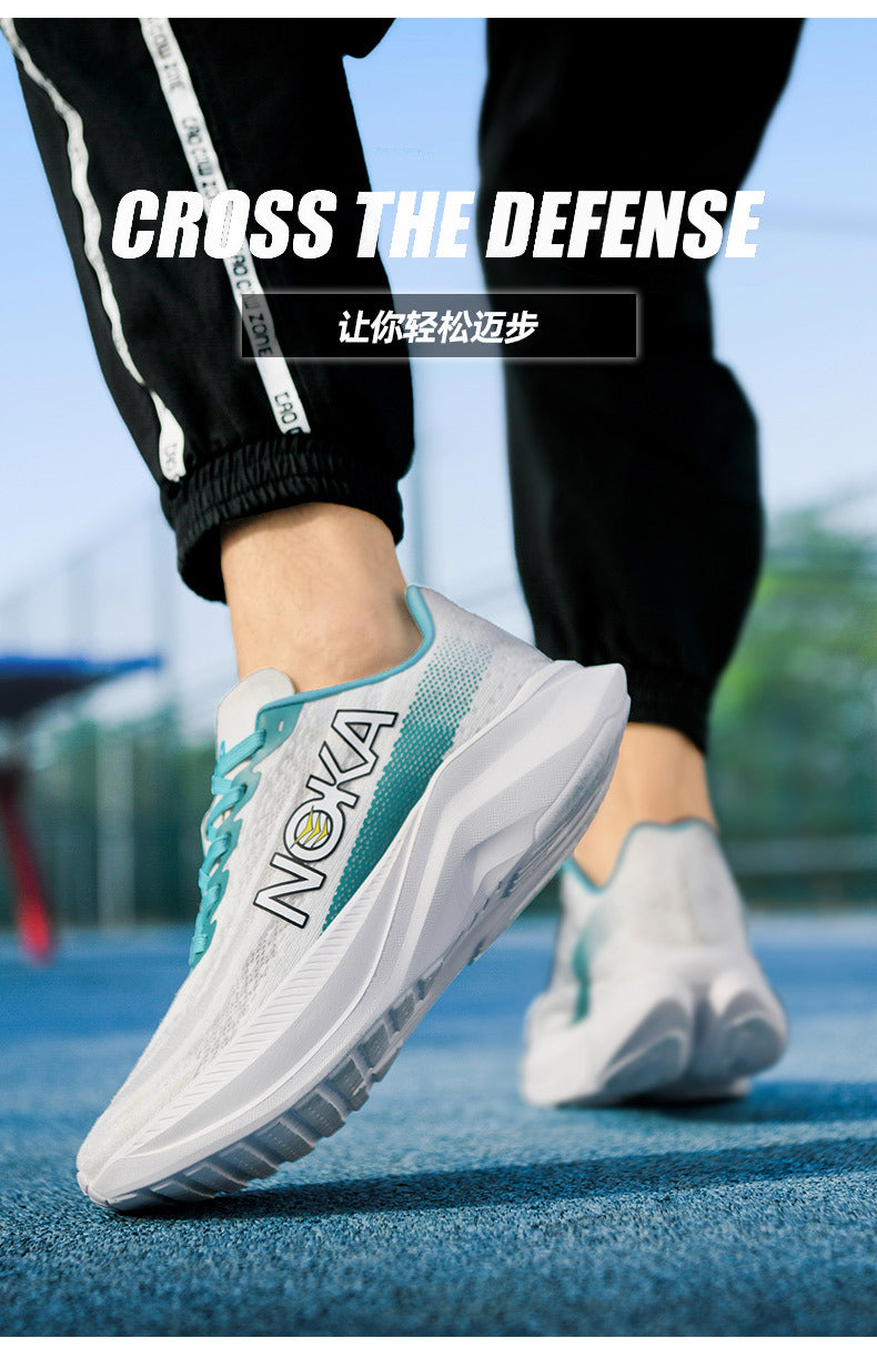2025 Men's Shoes Autumn and Summer New Mesh Running Shoes Sports Shoes Breathable Shock Absorbing Soft Sole Student Shoes Lightweight Running Shoes