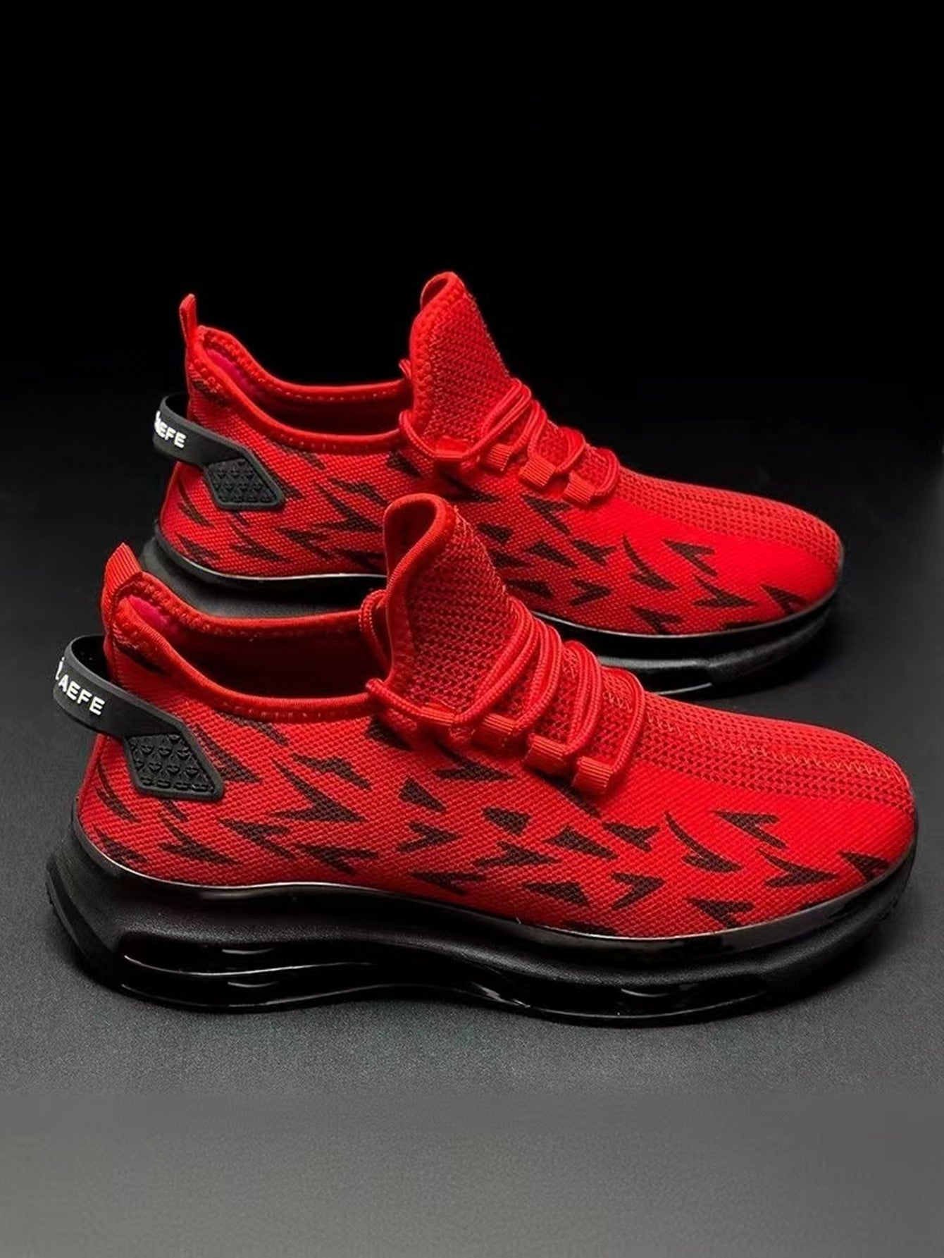Cross-Border Summer New Lace-Up Mesh Lightweight Breathable Running Shoes Air Cushion Hiking Shoes Casual Sports Trendy Shoes Versatile
