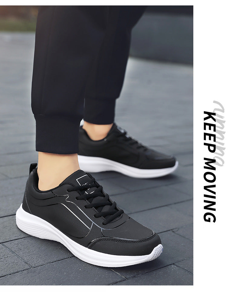 2023 Spring and Autumn New Men's Shoes Vintage Running Shoes Low-top Leather Forrest Gump Shoes Fashion Casual Youth Sports Men's Shoes
