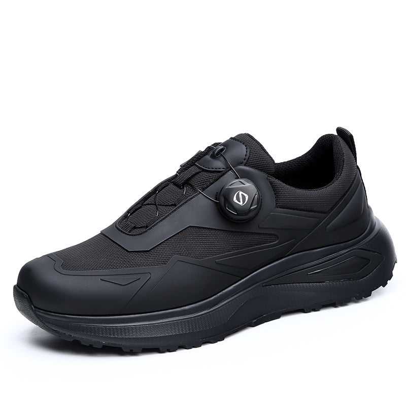 European Station 2024 Spring Fashion Sports Casual Shoes Breathable Soft Bottom Outdoor Running Rotary Button Walking Shoes