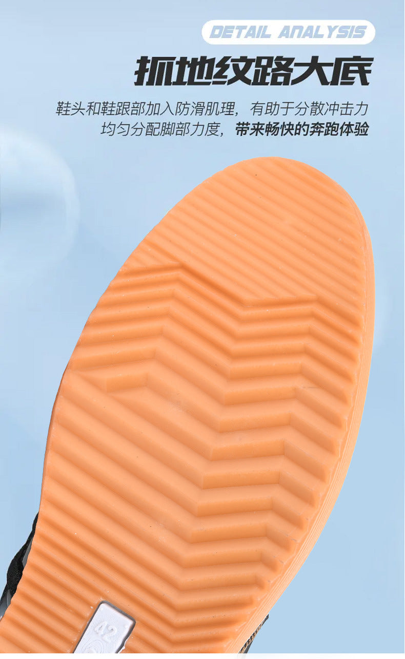Breathable and Wear-Resistant Work Shoes, New Autumn Running Shoes, Lightweight Rubber Sole, Versatile Cloth Shoes for Drivers, Men's Shoes