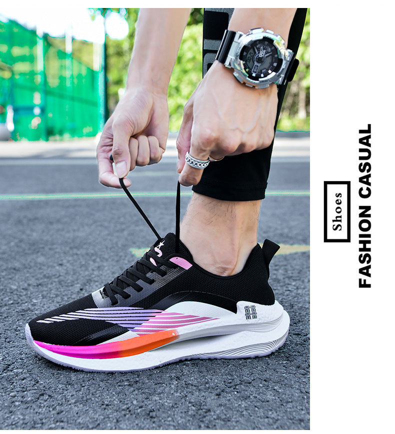 Couple Style Spring and Autum New Sports Shoes Men's Casual Shoes 2025 Lightweight Comfortable Breathable Running Shoes Men's Mesh
