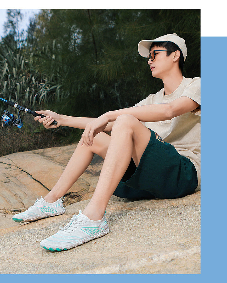 New cross-border breathable non-slip men's and women's sports fitness comfortable running shoes outdoor beach wading shoes non-slip