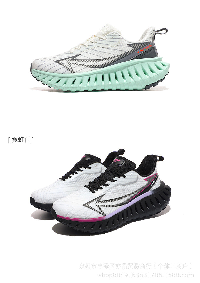 Running Shoes Men's Shoes 2025 New Breathable Mesh Sports Carbon Plate Running Shoes Increased Wear-Resistant Versatile Casual Shoes