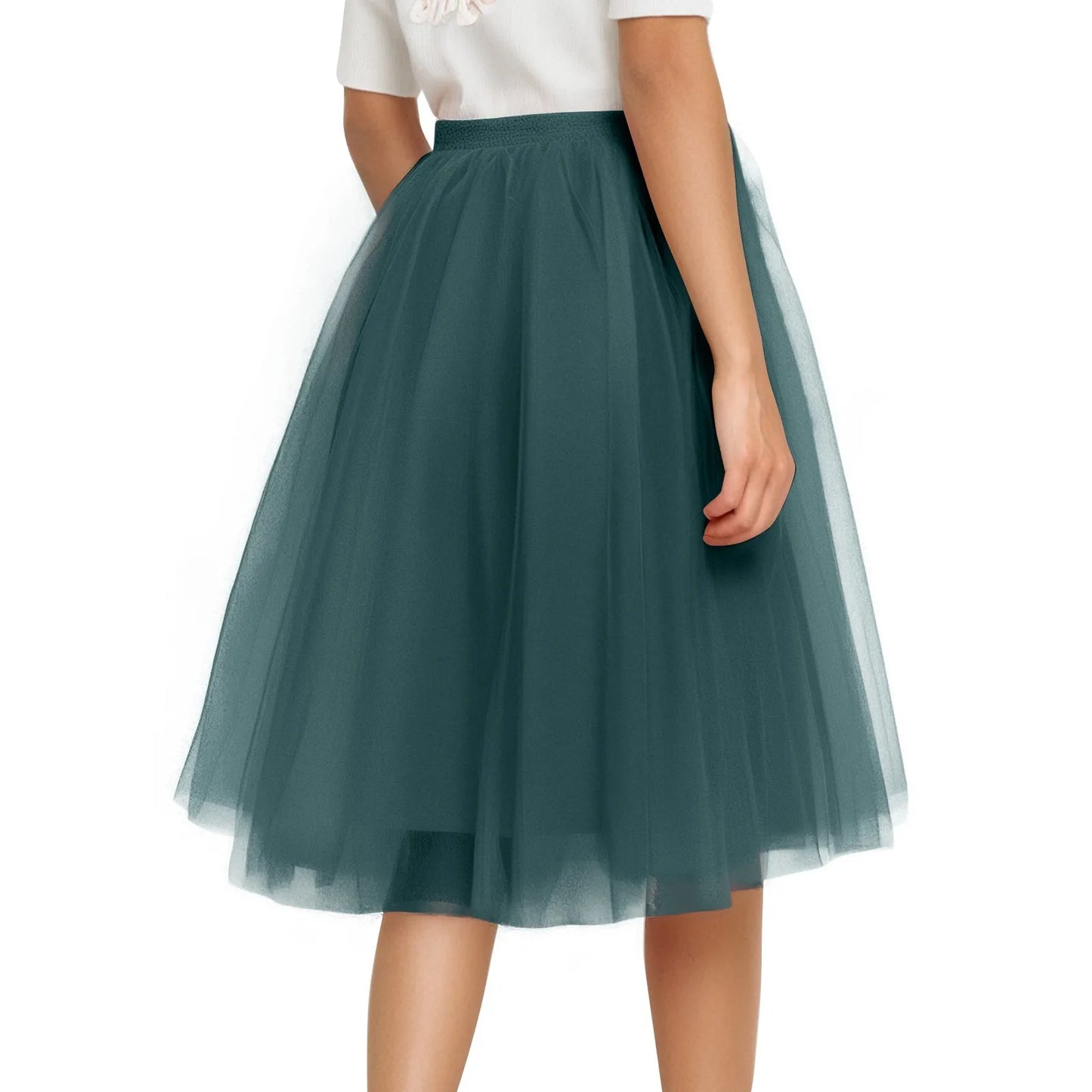 Tutu Skirt For Women 50s Skirt Retro Party Tulle Ballet Rockabilly Petticoat Underskirt Dance Dress Cosplay Mesh Skirt