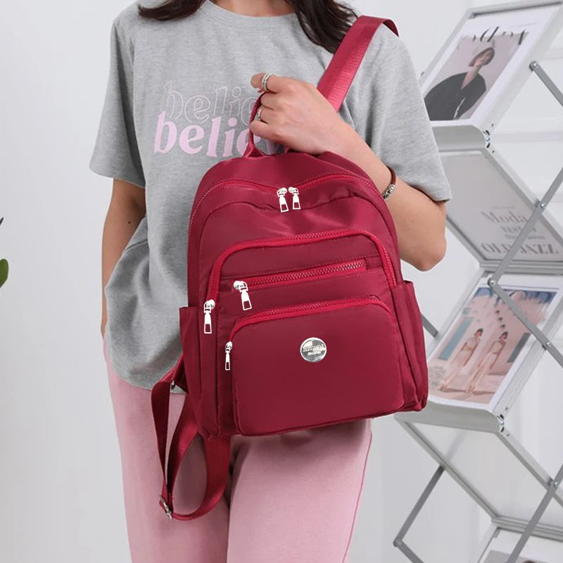 Neutral Style Men's and Women's Nylon Double-Shoulder Bag Suitable for Business Trips Multiple Colors Available.