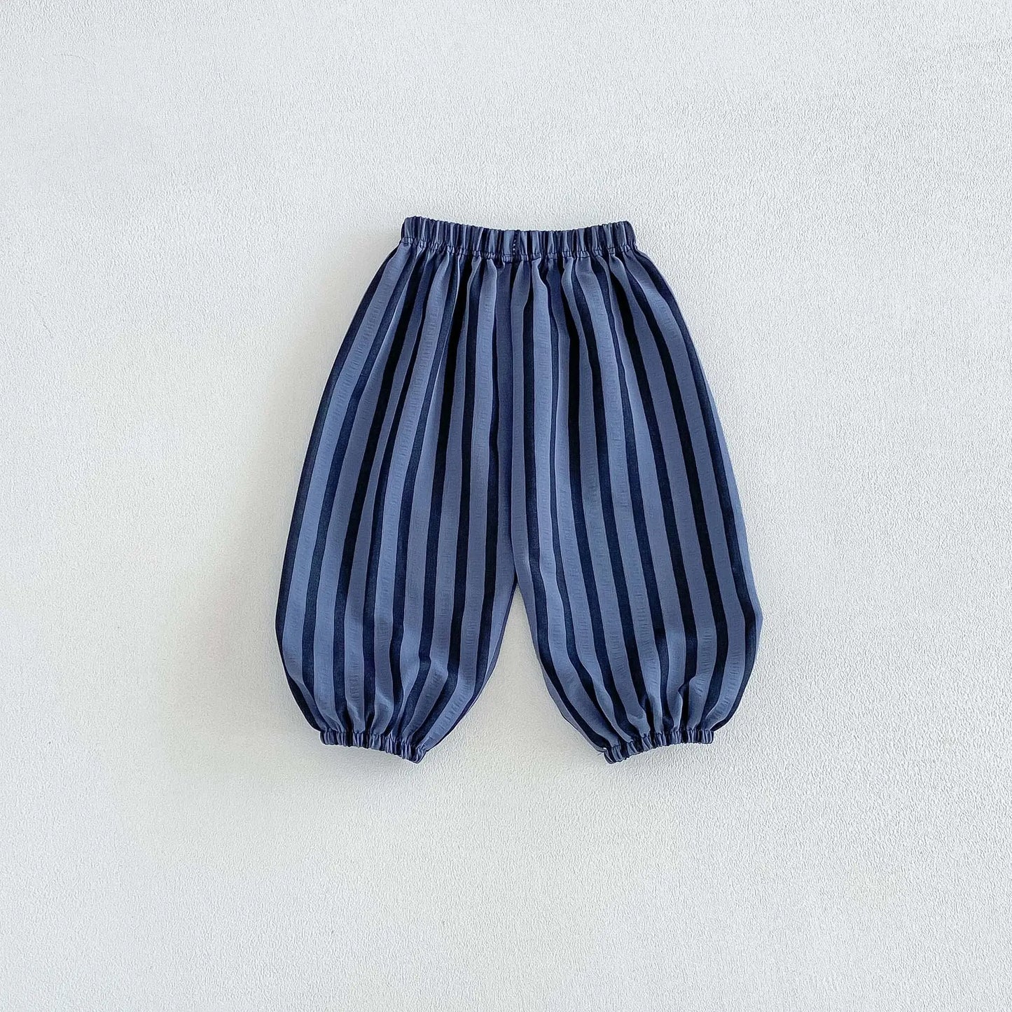 Child Casual Pants Trendy Striped Pants Outer Wear Baby Boys Fashion Spring Summer Clothes Infant New Style New Design Trousers