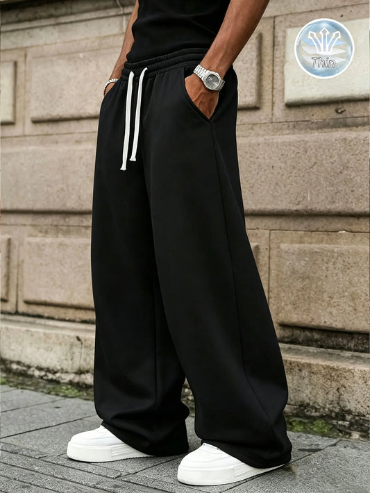 Men's casual trousers and sportswear, super comfortable and loose fit, casual and can be paired with any item  streetwear
