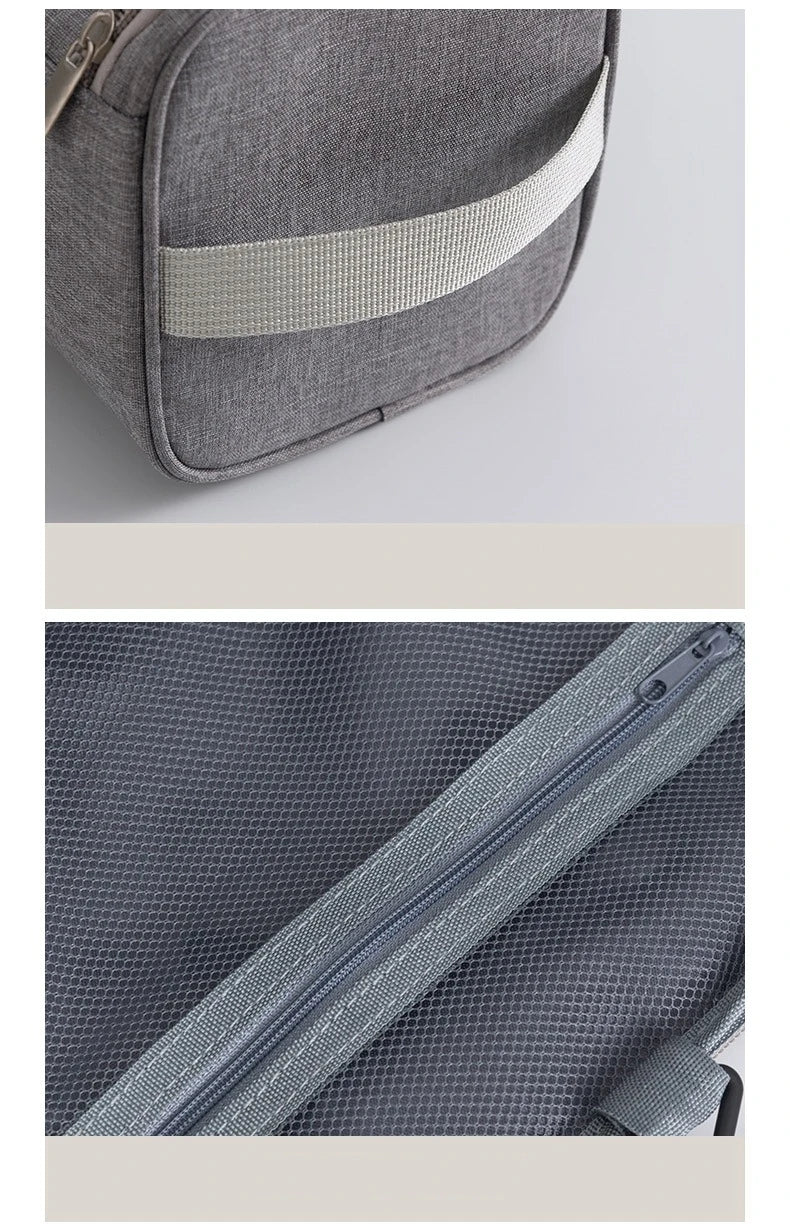 Portable Travel Toiletry Bag Large Capacity Folding Storage Bag Hook Multifunctional Storage Bag Sub