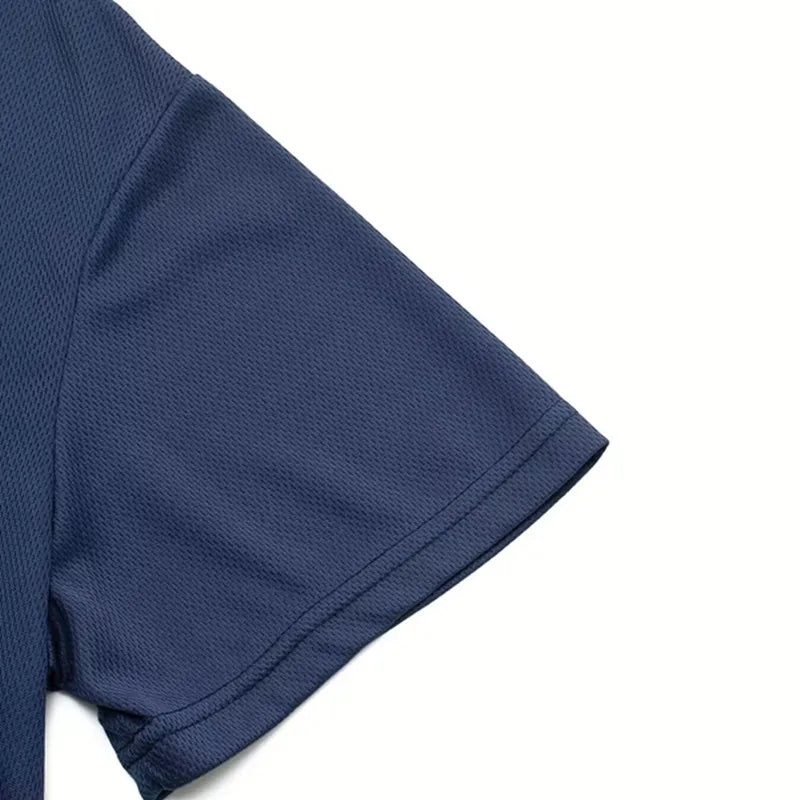 Men's Summer Fashion Brand Clothing  Casual Business Shorts  Loose Sleeve Versatile Round Neck T-Shirt  Breathable T-Shirt